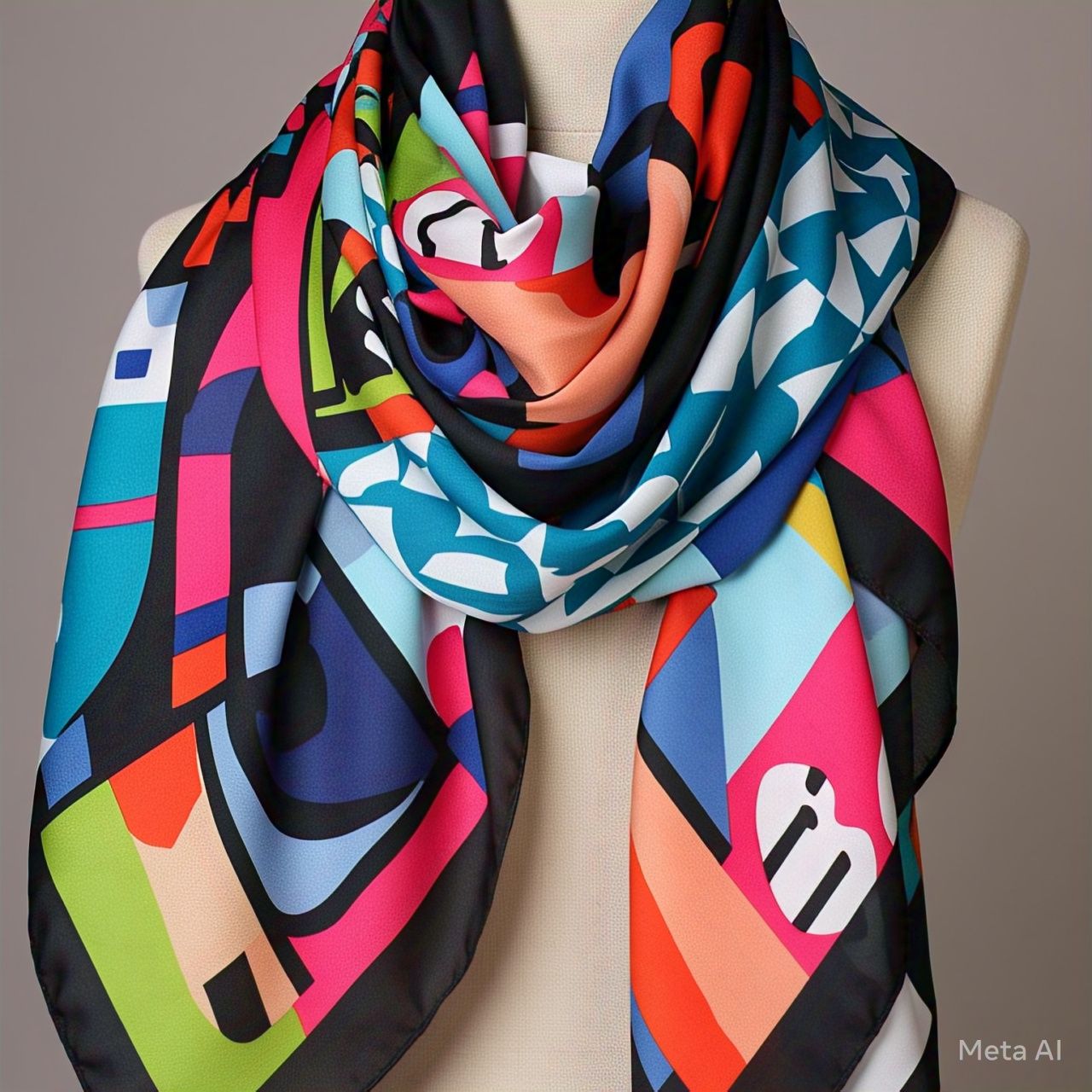 Abstract Art Scarf