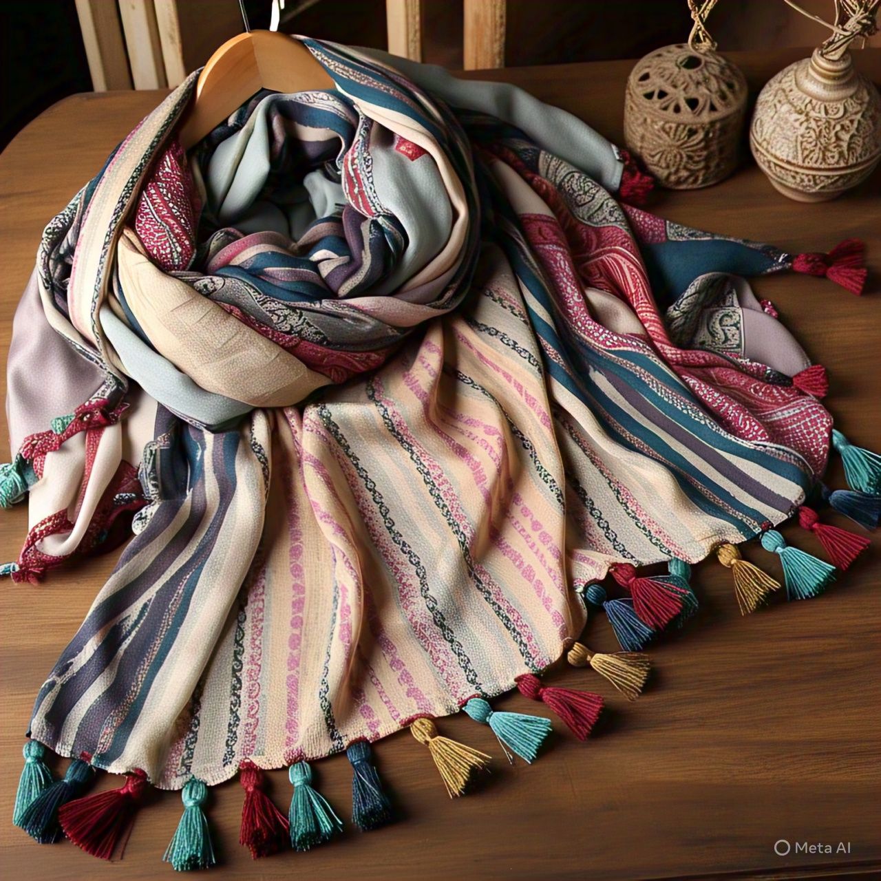 Tassel Touch Boho Scarf