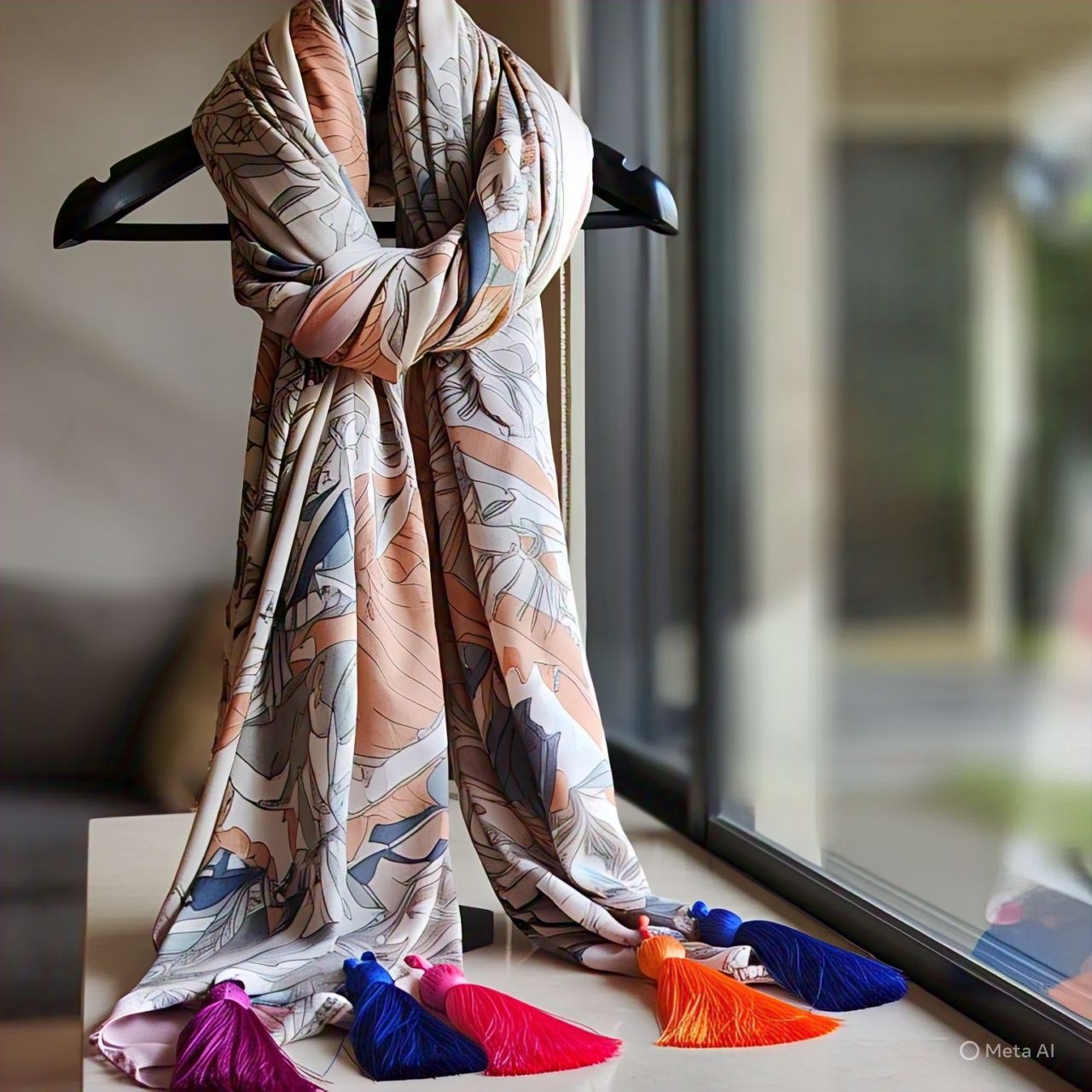 Tassel Touch Boho Scarf