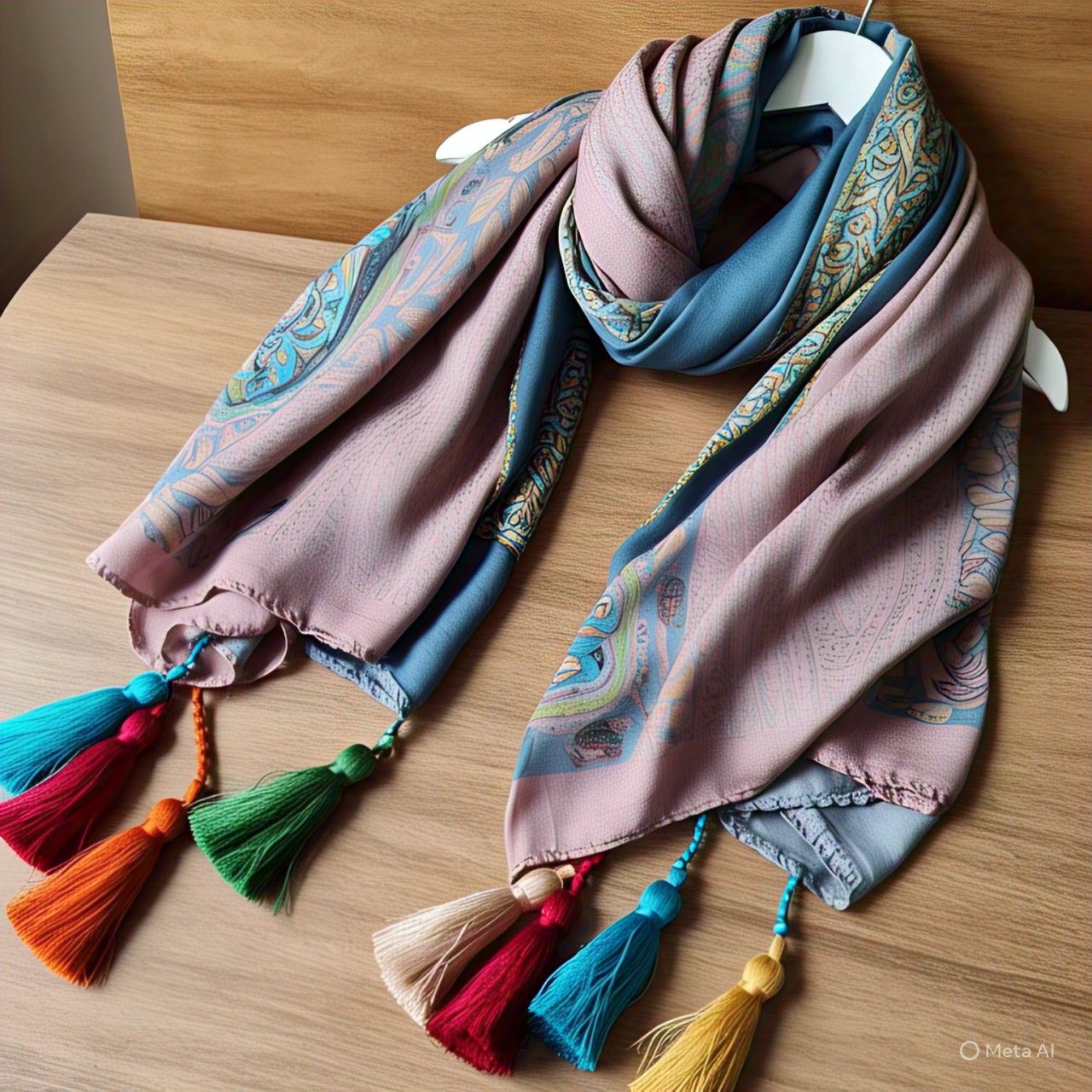 Tassel Touch Boho Scarf