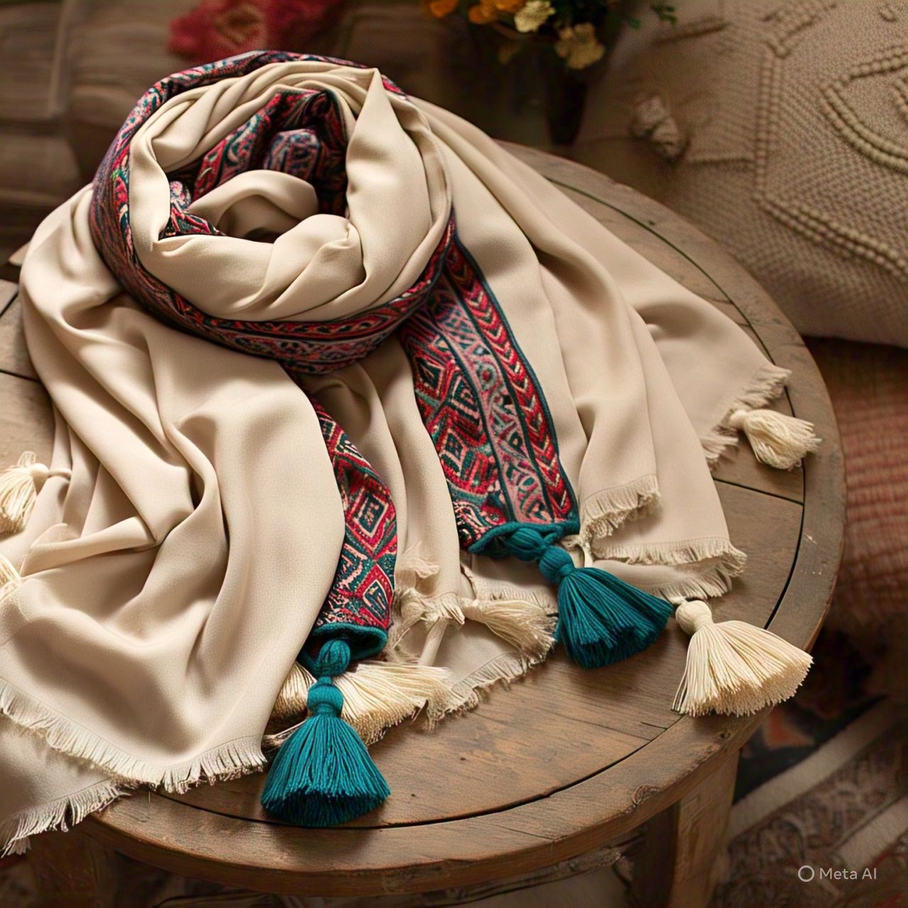 Tassel Touch Boho Scarf