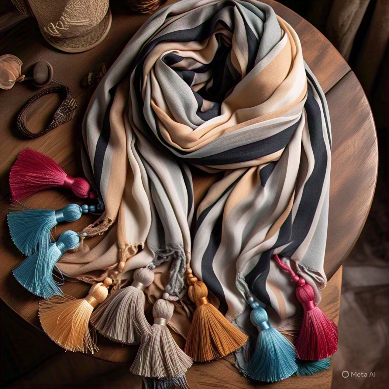 Tassel Touch Boho Scarf