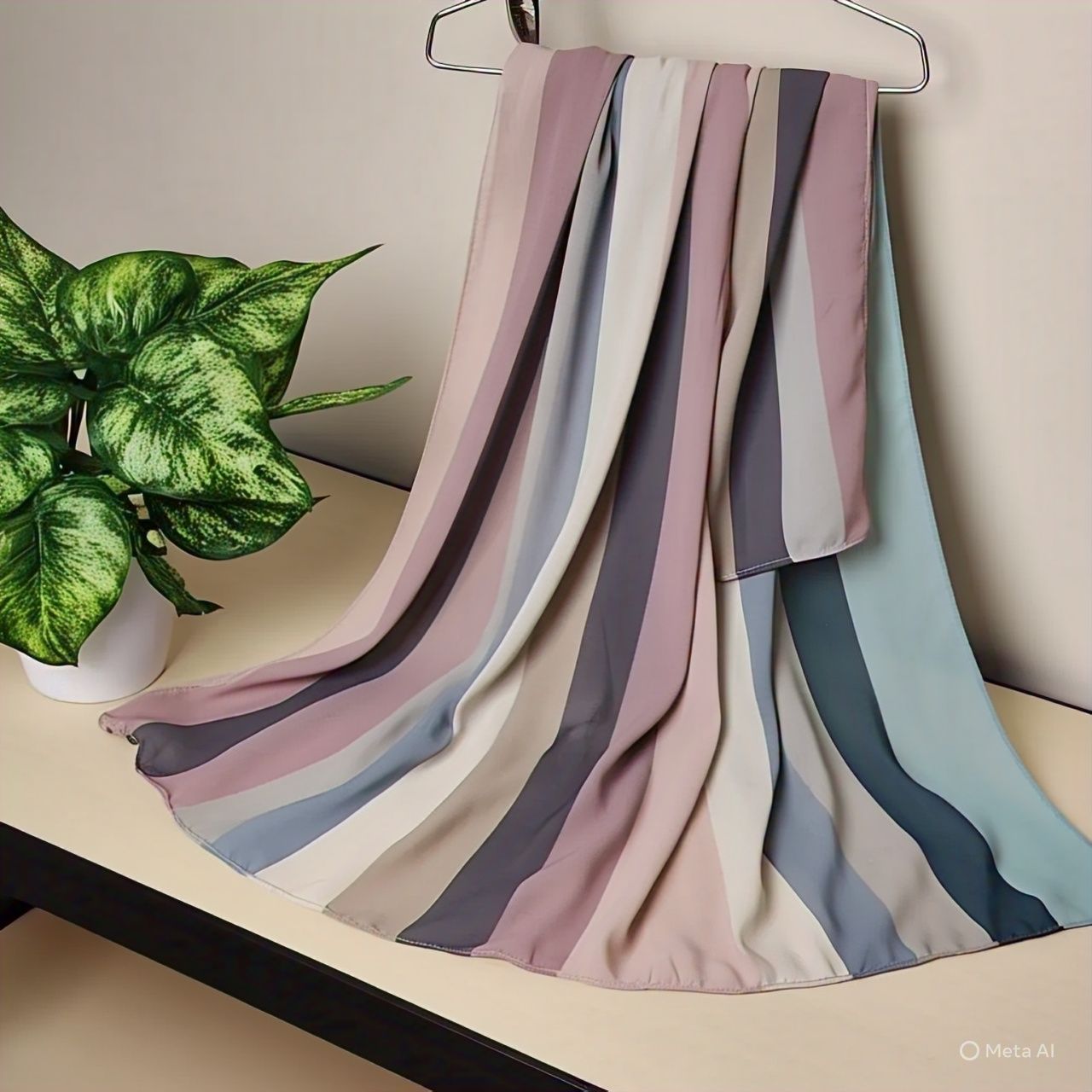 Chiffon Layered Scarf