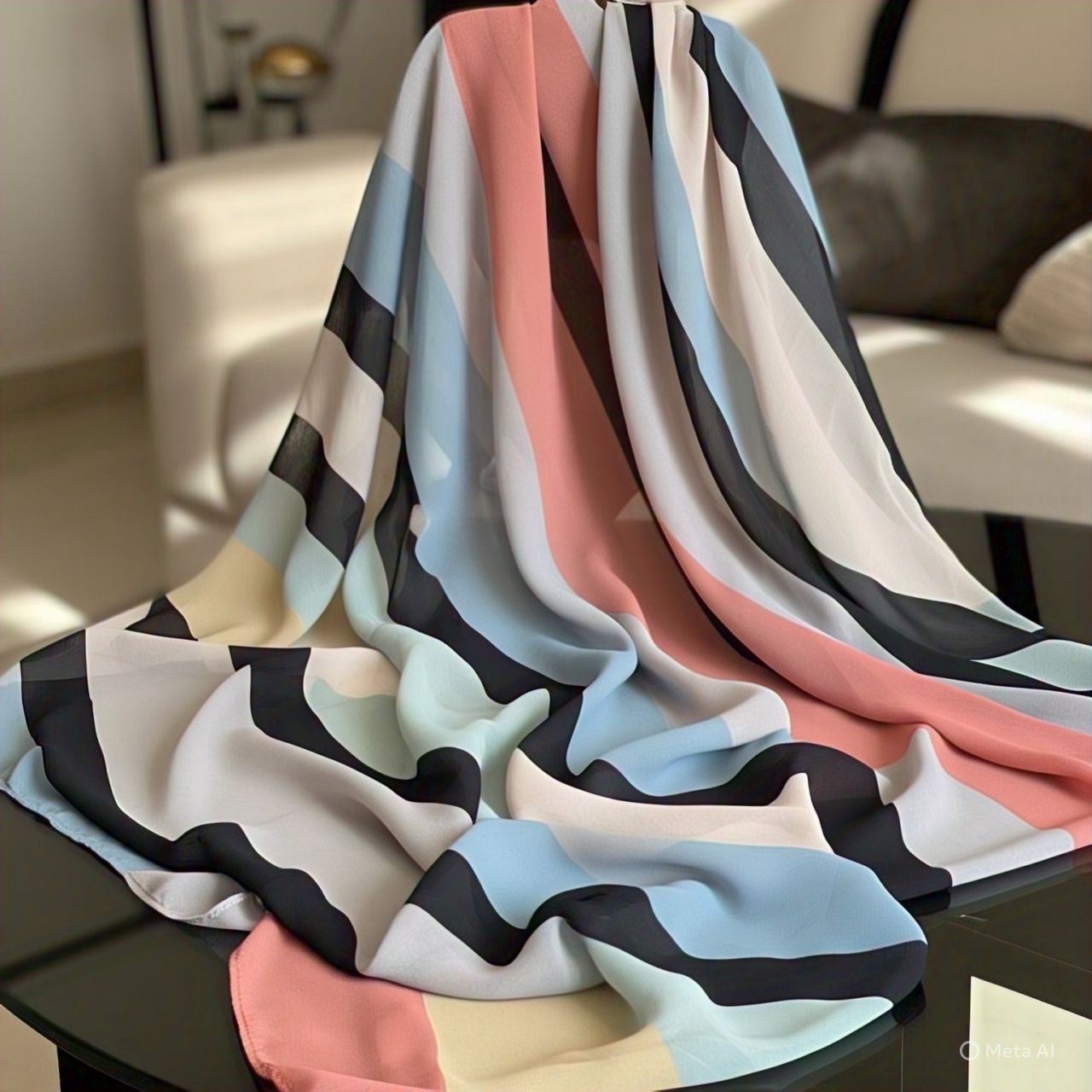 Chiffon Layered Scarf
