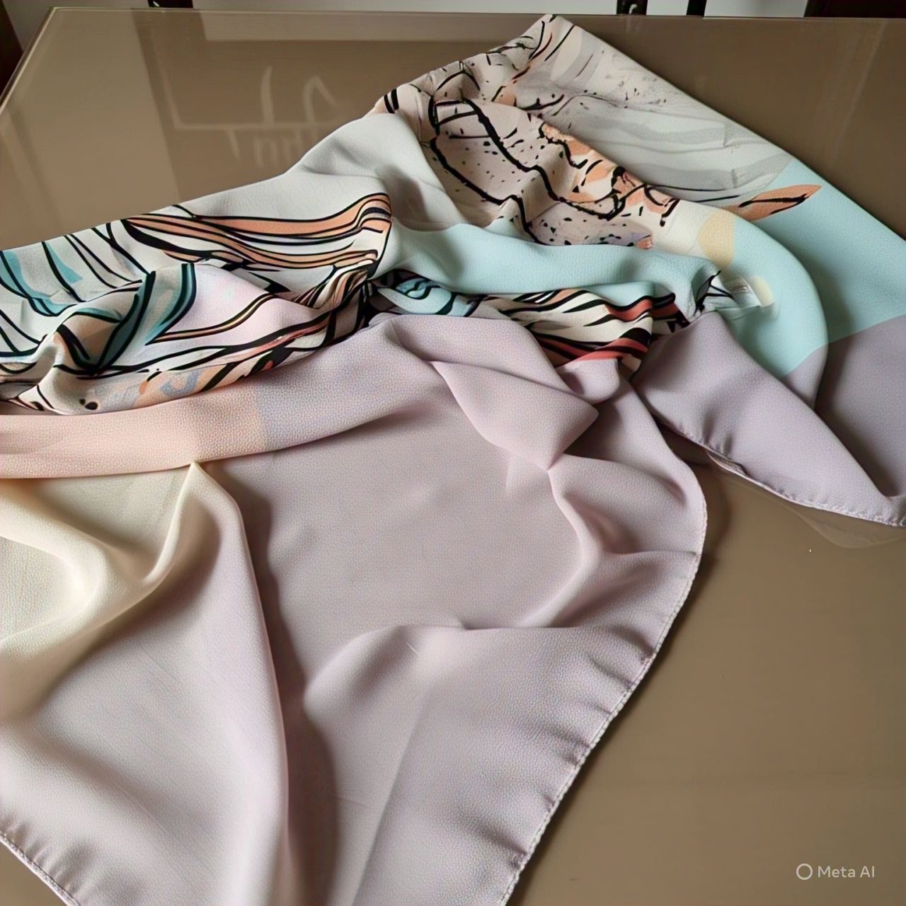 Chiffon Layered Scarf