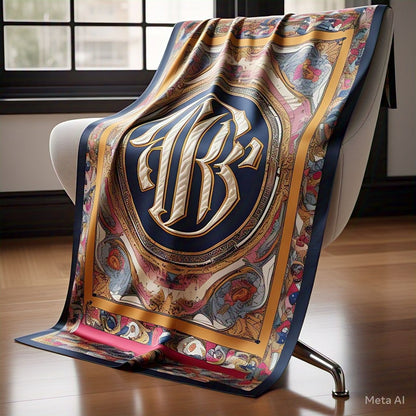 Signature Monogram Scarf