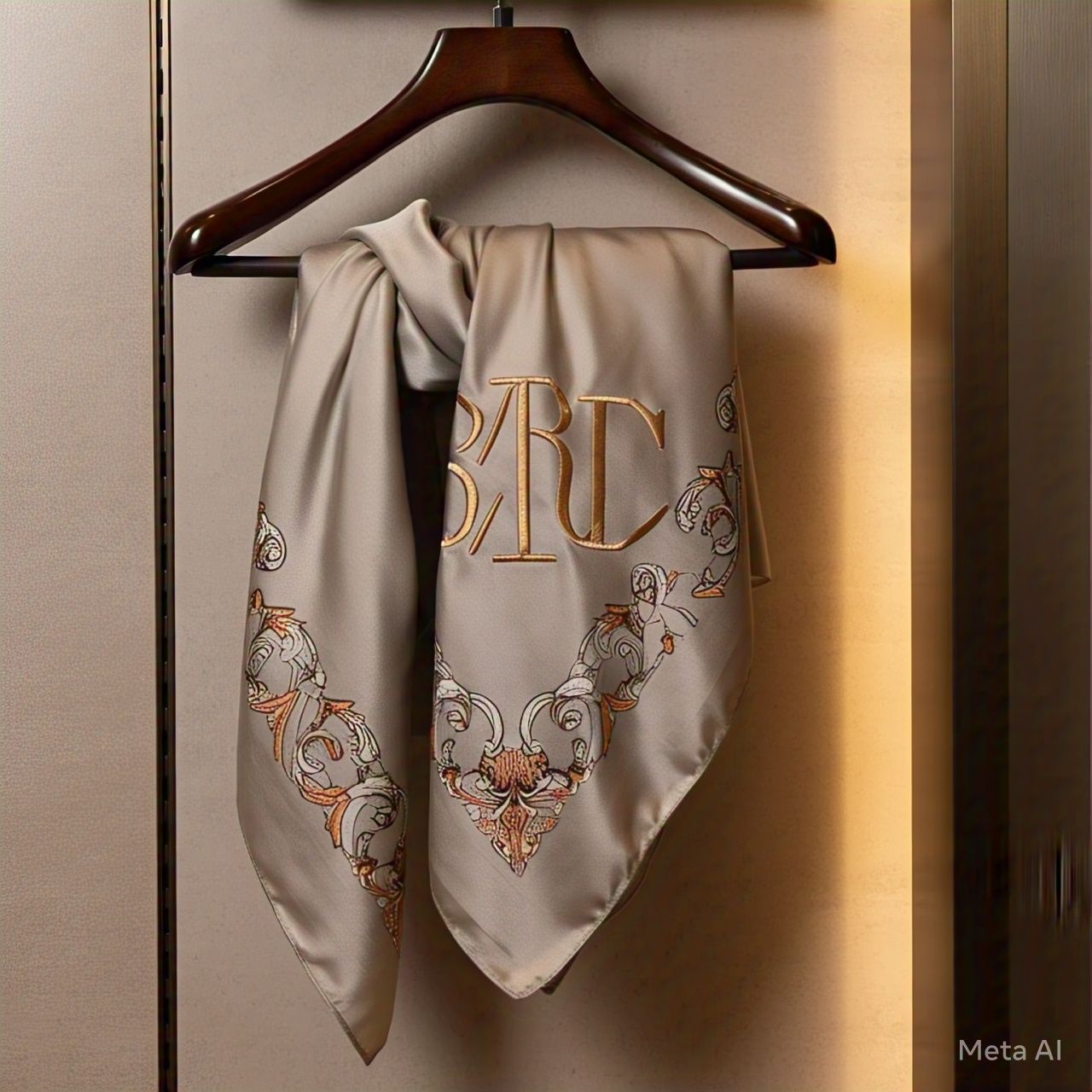 Signature Monogram Scarf
