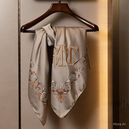 Signature Monogram Scarf
