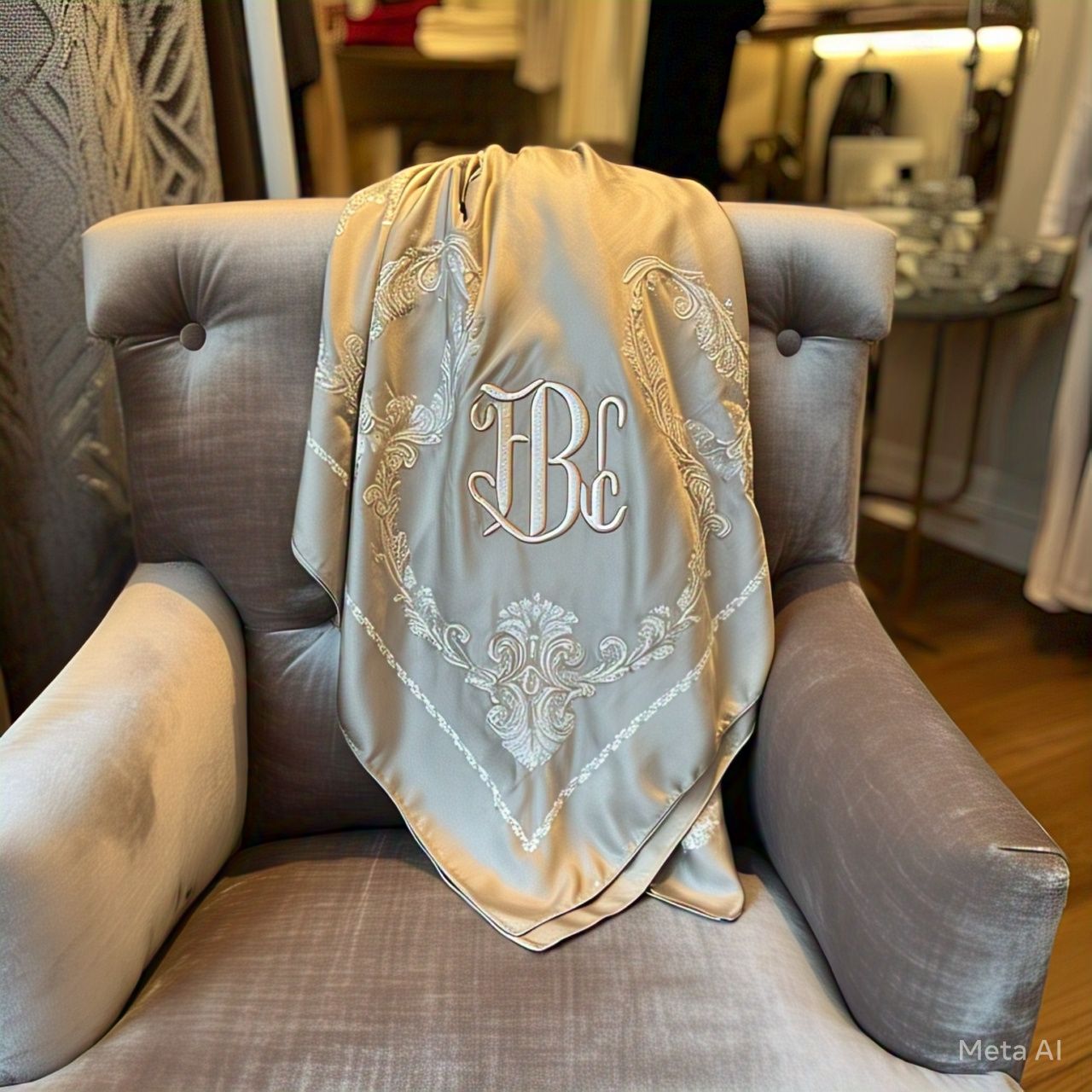 Signature Monogram Scarf