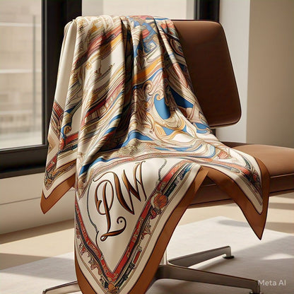 Signature Monogram Scarf