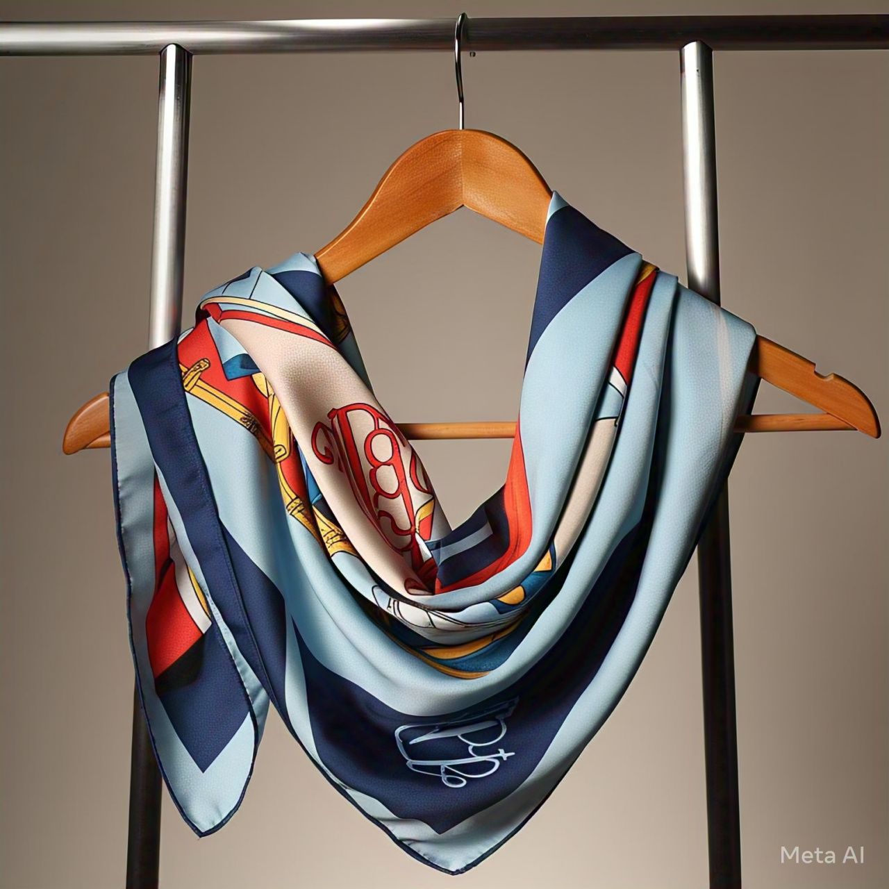 Signature Monogram Scarf