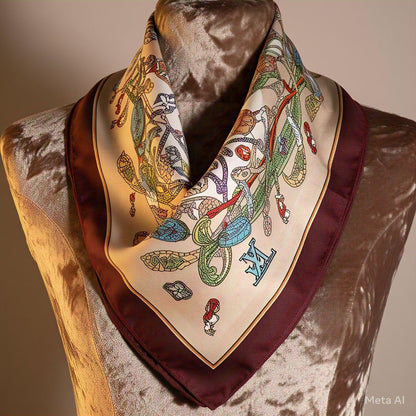 Signature Monogram Scarf