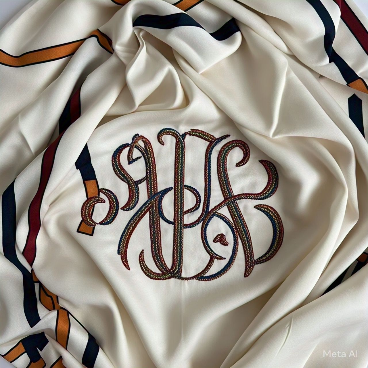 Signature Monogram Scarf