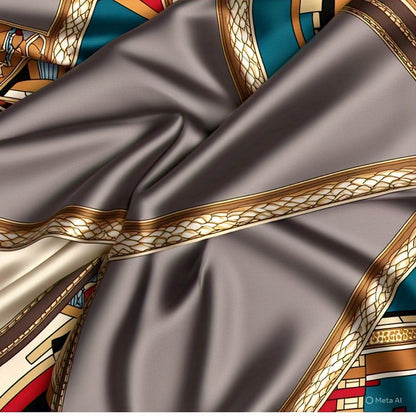 Glam Metallic Edge Scarf