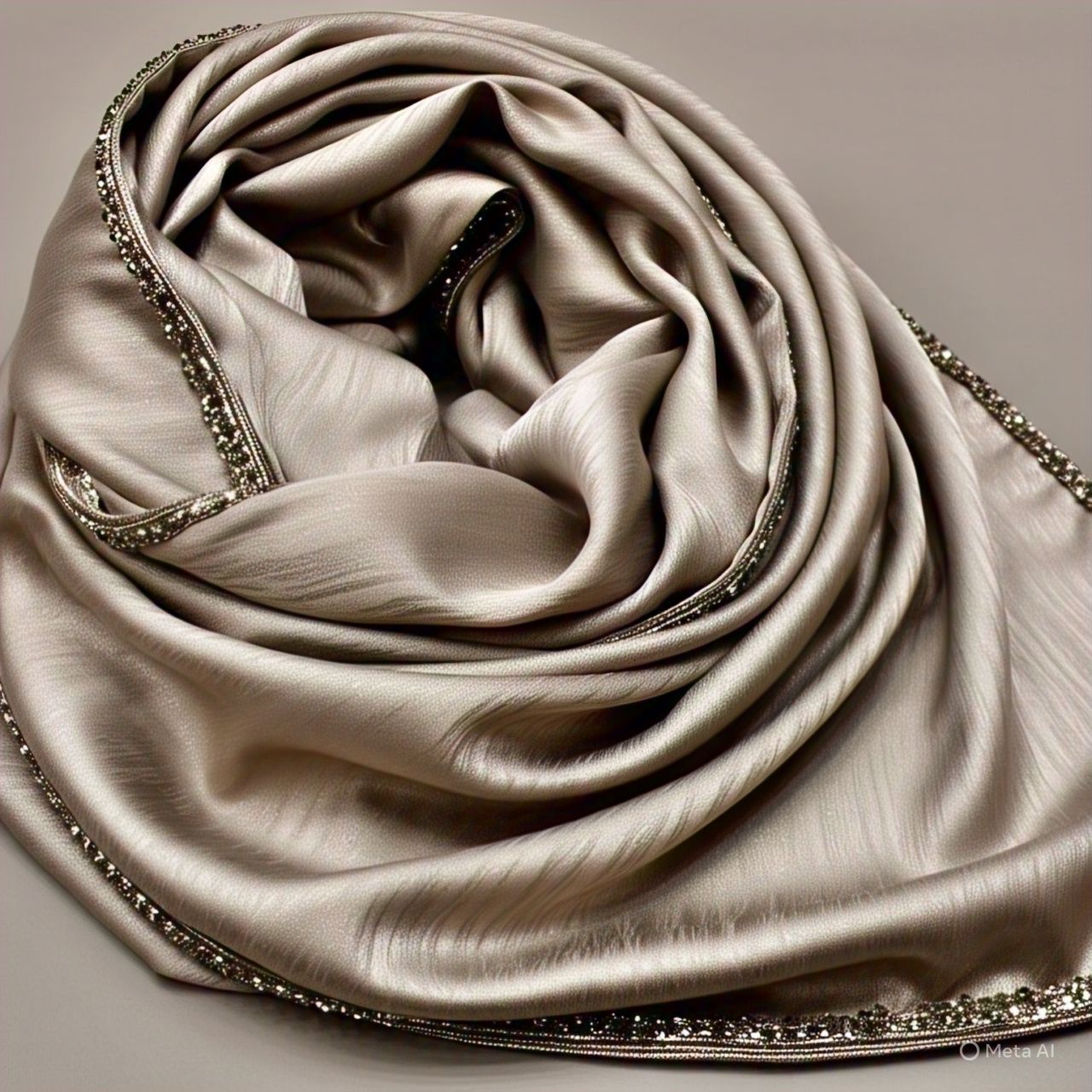 Glam Metallic Edge Scarf