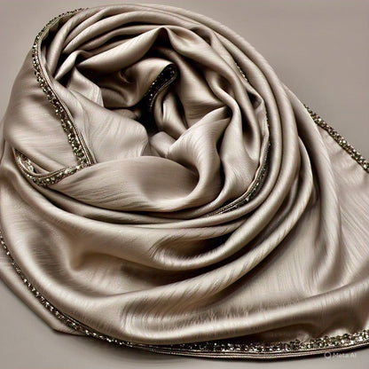 Glam Metallic Edge Scarf
