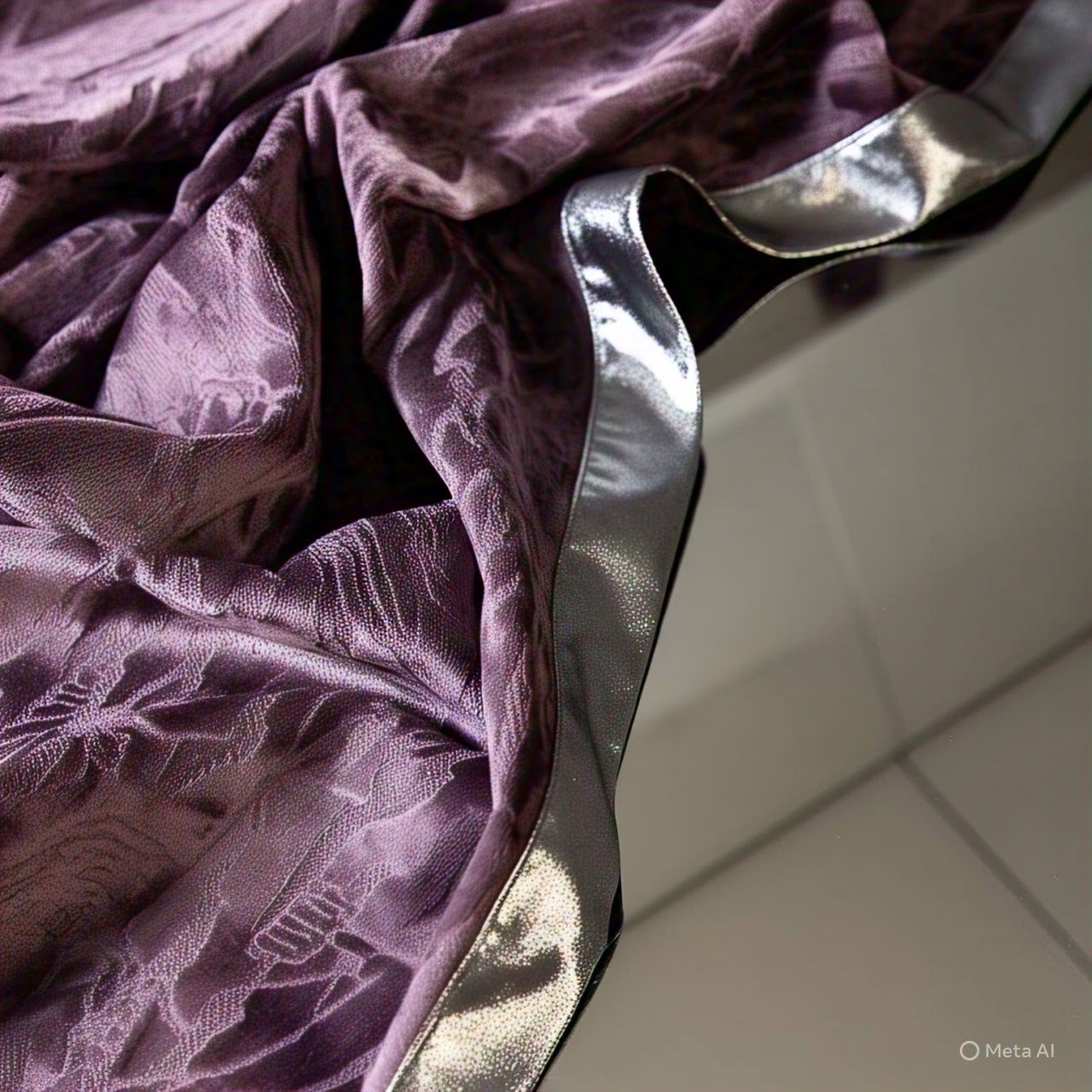 Glam Metallic Edge Scarf