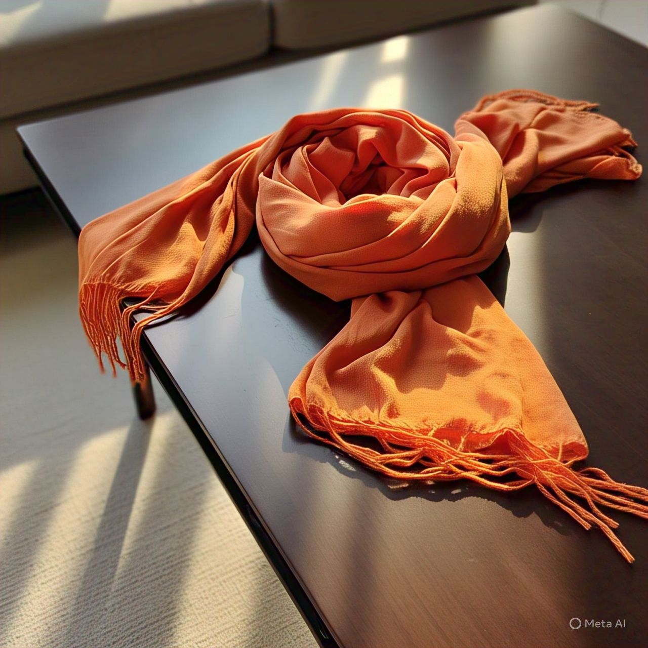 Sunset Orange Wrap
