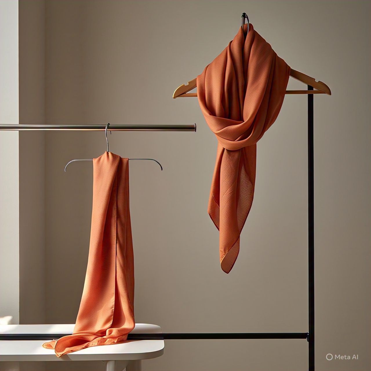 Sunset Orange Wrap