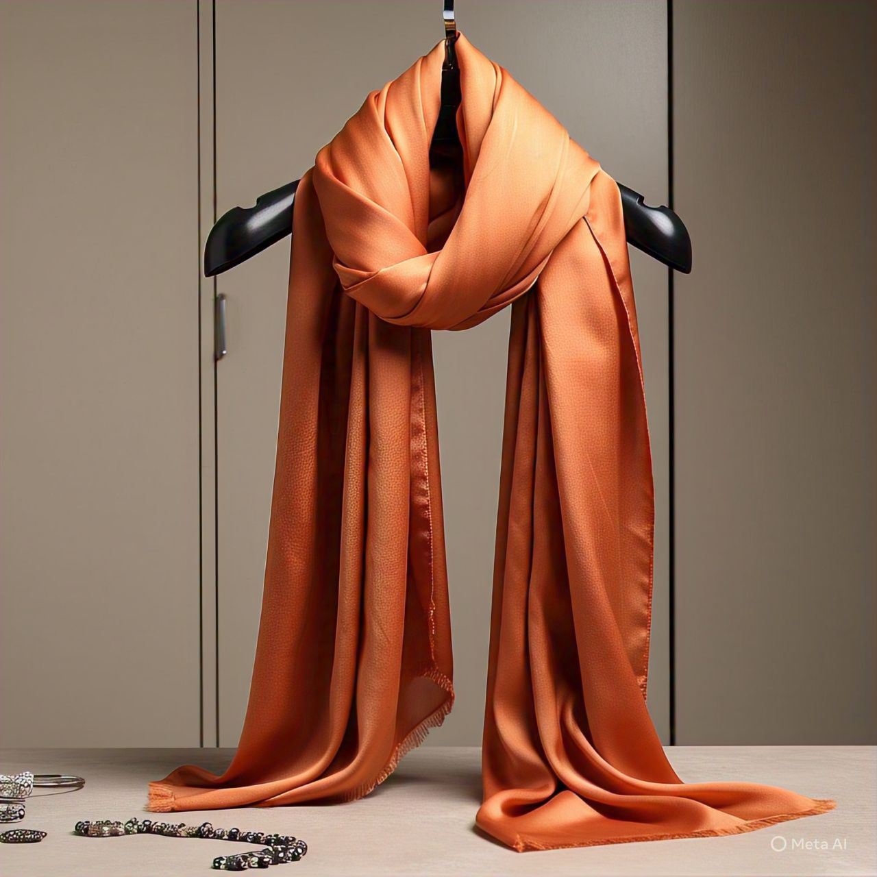 Sunset Orange Wrap