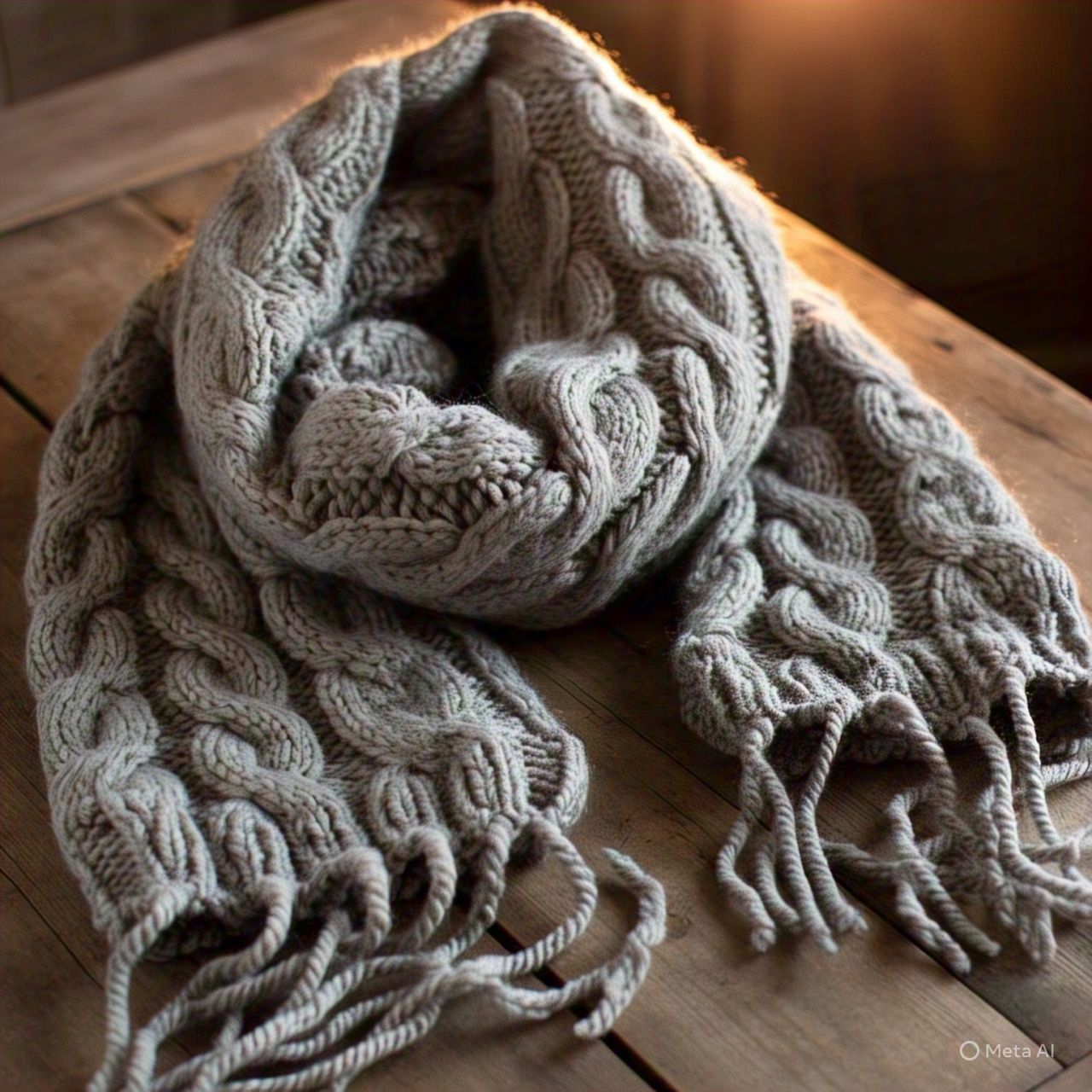 Cozy Winter Knit Wrap