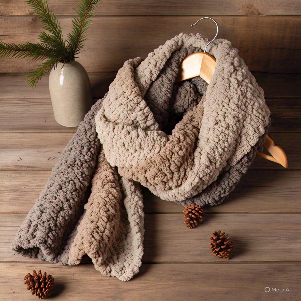 Cozy Winter Knit Wrap