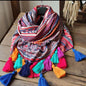 Tassel Touch Boho Scarf