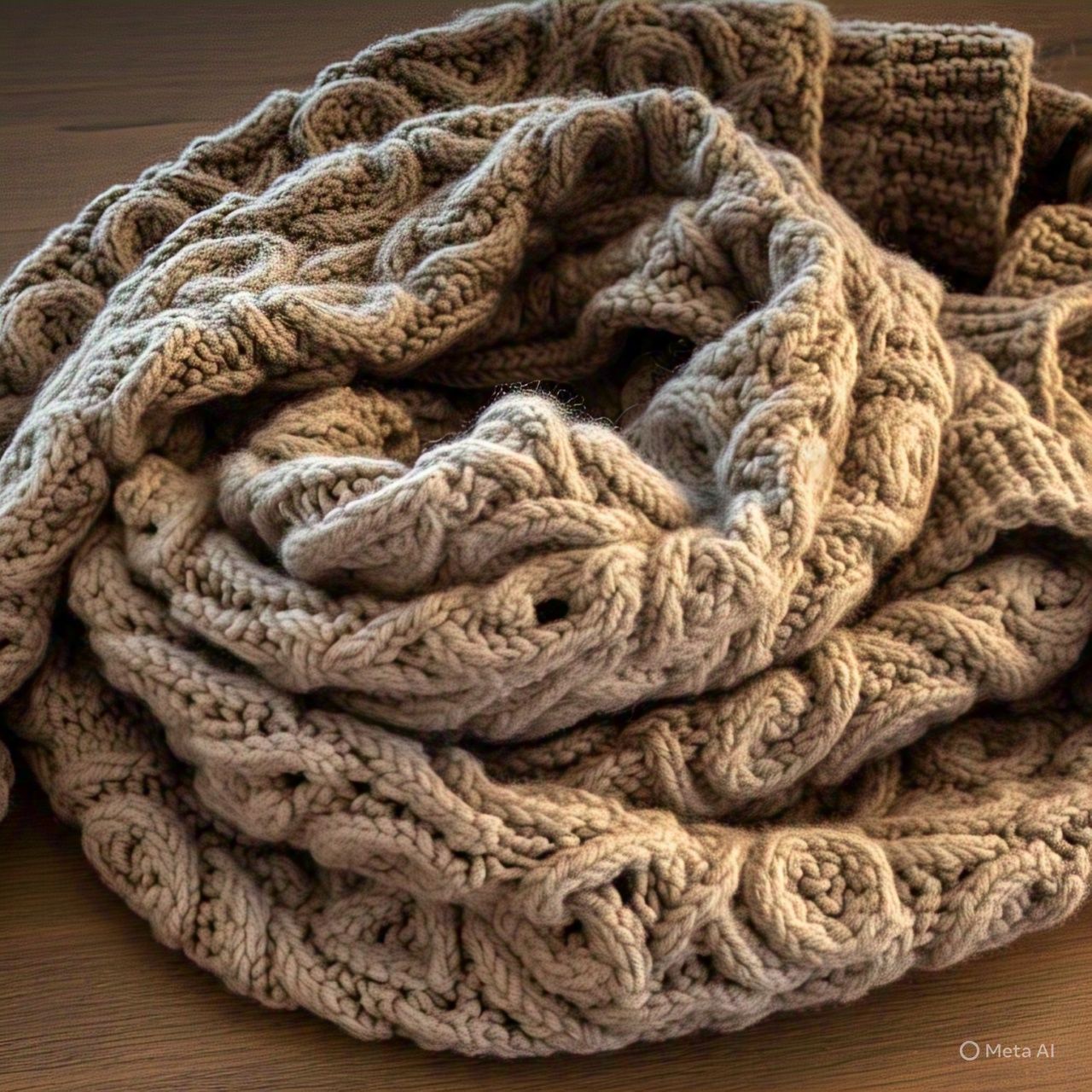 Knit Warmth Ring Scarf