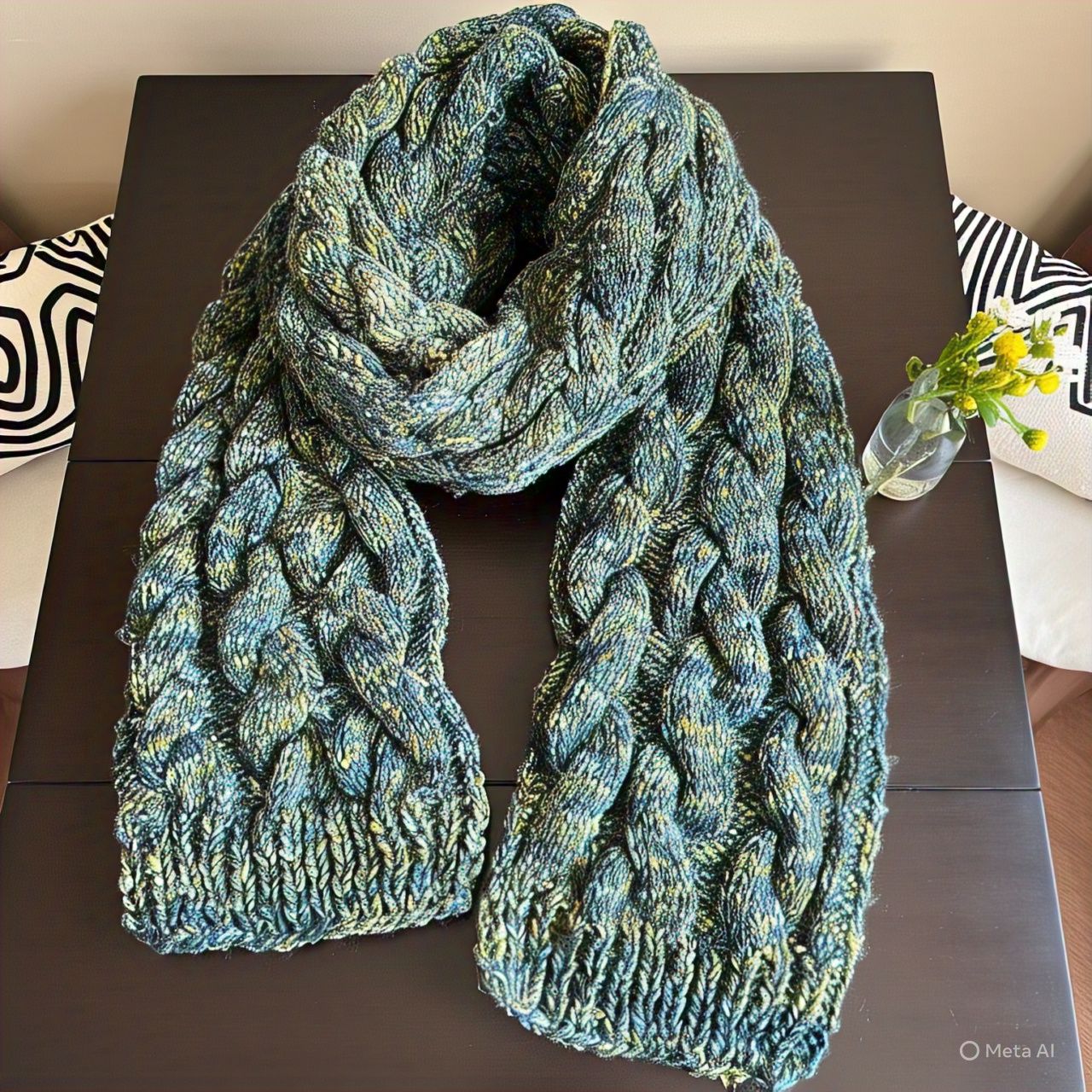 Knit Warmth Ring Scarf