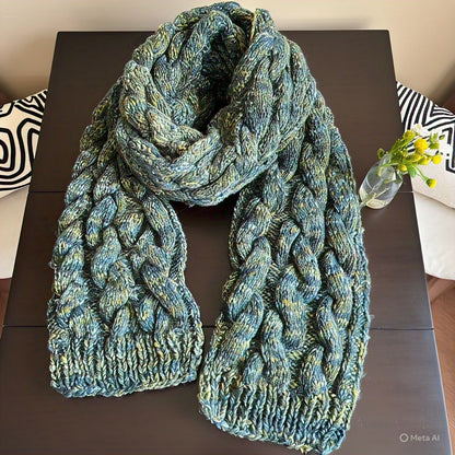 Knit Warmth Ring Scarf