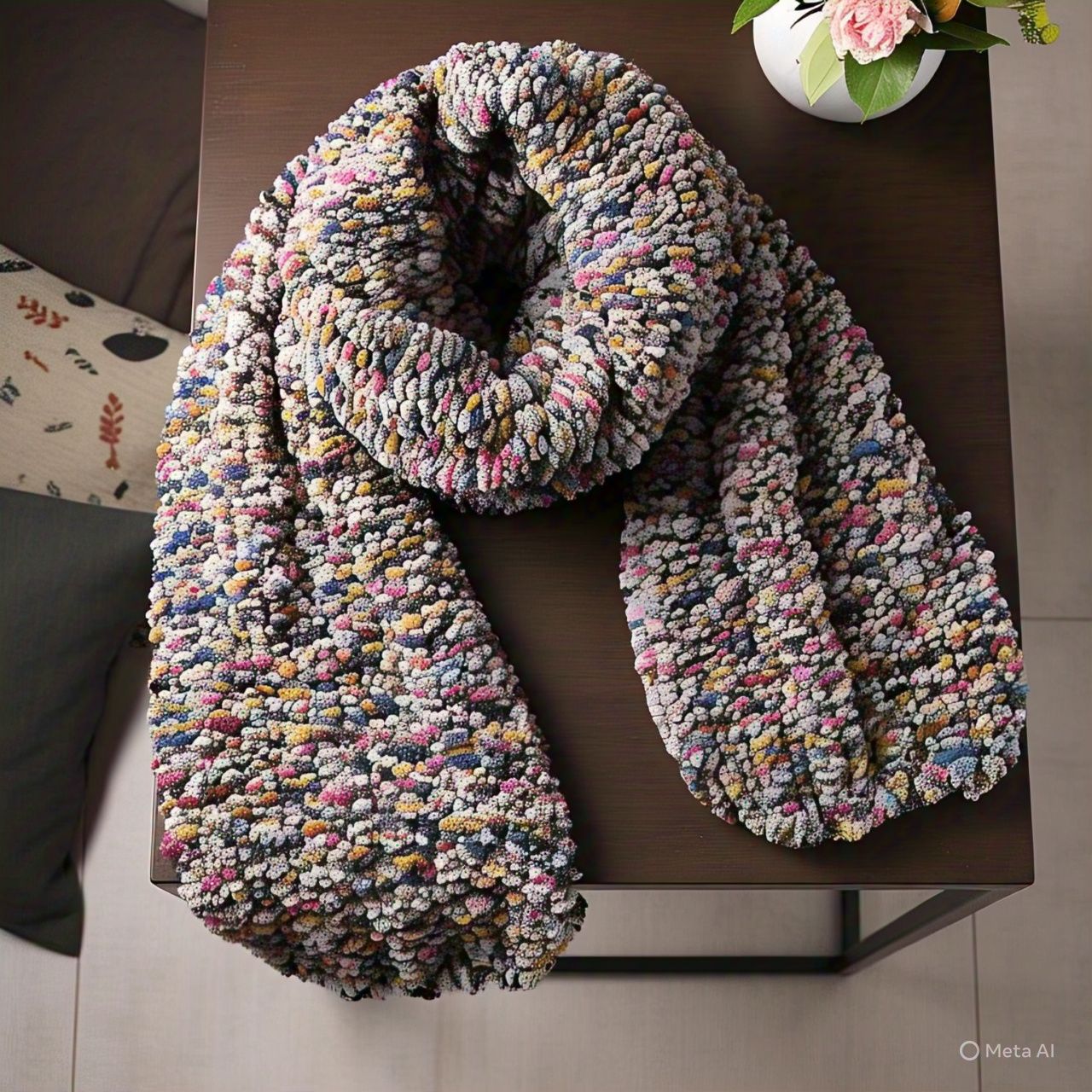 Knit Warmth Ring Scarf