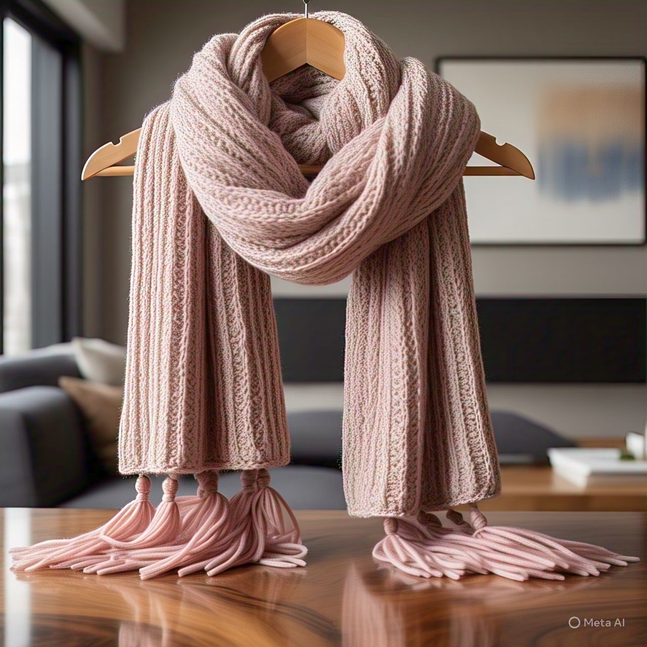 Knit Warmth Ring Scarf