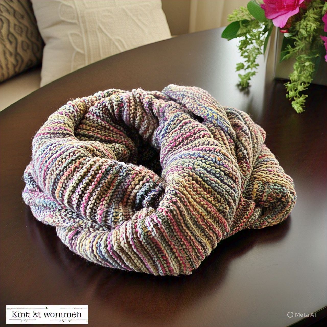 Knit Warmth Ring Scarf